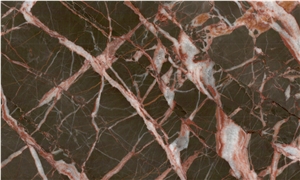 China Cuckoo Red Marble,Royal Flower Brown Beauty Marble,Guangxi Red Marble Tiles for Wall Panel