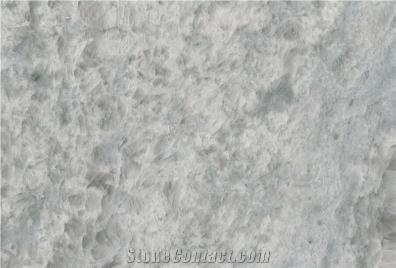 China Polished Everest Crystal White Marble Slabs Tiles Good Veins