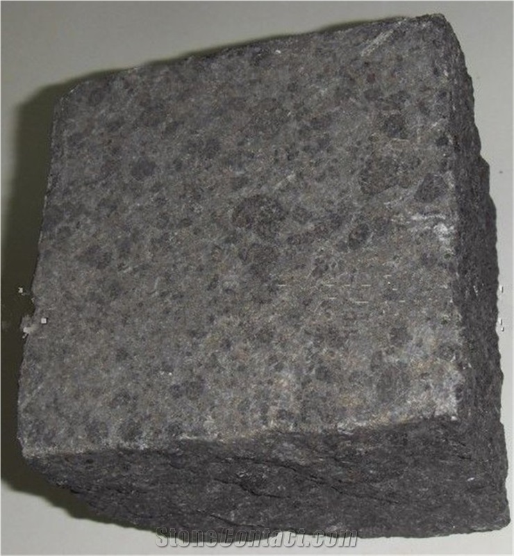Fuding Black Besalt Cobble Stone, China Black Basalt Cobble Stone