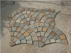 Autumn Slate Mosaic Pattern