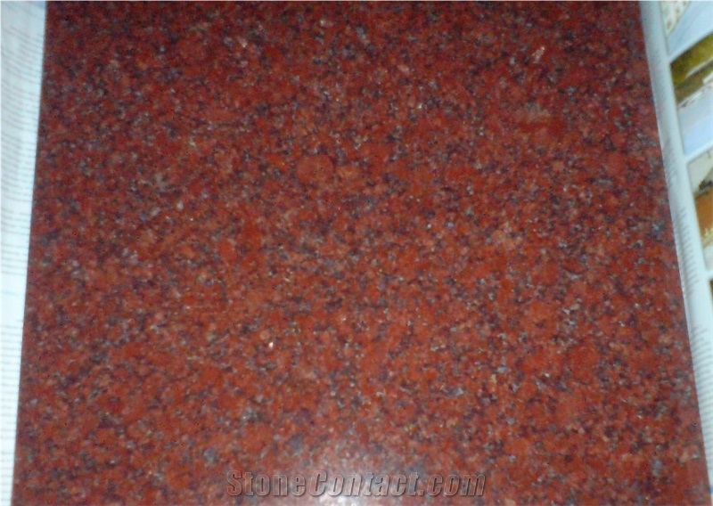 Jhansi Red Granite Slabs & Tiles, Red Polished Granite Floor Tiles, Wall Tiles