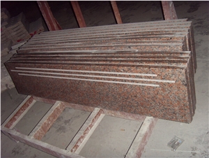 Cheap Red Granite Stairs,Risers and Steps