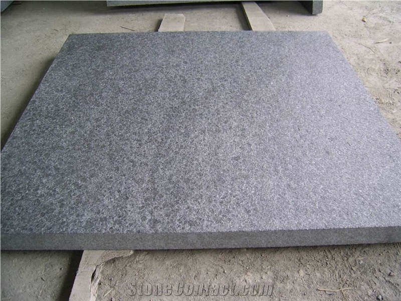 China Black Granite G684 Natural Basalt Stone Slabs & Tiles