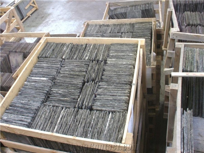 China Black Slate Floor Tile, Black Slate Wall Tile, Black Roofing Slate