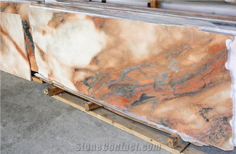Cloudy Rosa Marble for Sale Slabs & Tiles, China Red Marble