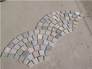 Different Color and Style Natural Slate Mosaic Pattern