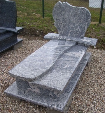 European Style Hand Carved Double Monuments, Double Tombstones