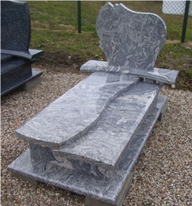 European Style Hand Carved Double Monuments, Double Tombstones