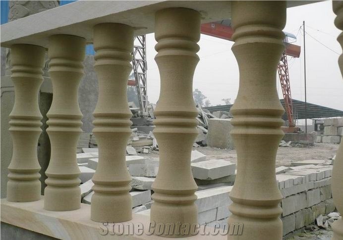 Exquisite White Outside Decorative Stone Balustrade and Railings