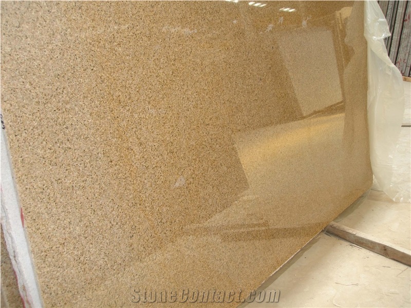 G682 Rustic Yellow Granite Slab(Good Price), China Yellow Granite