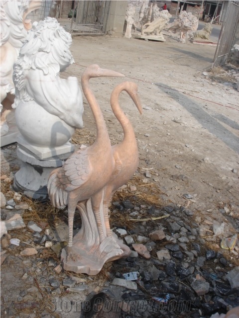 Good Quality Hand Carving Natural Stone Animal Garden Sculptures