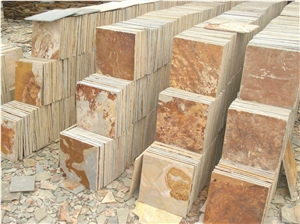 Natural Rusty Slate Tile, Culture Stone Slate, Ledgestone