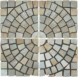Natural Slate Mosaic Patterns with Good Quality