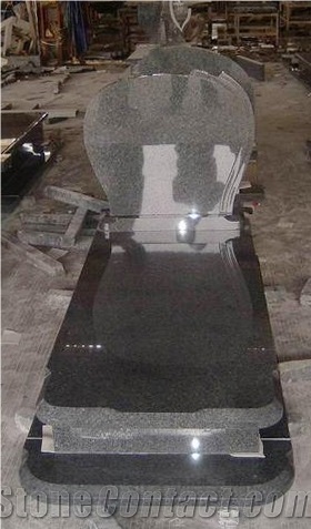 Western Style Tombstones and Monuments, Black Granite Western Style Tombstones
