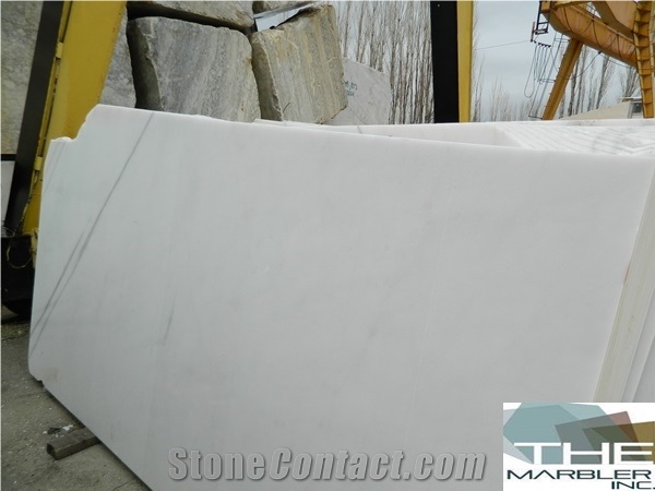 Mugla White Marble Tiles, Slabs, Polished Marble Floor Covering Tiles, Walling Tiles