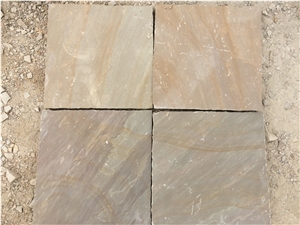 Multi Brown Sandstone Slabs & Tiles, Rajpura Brown Sandstone Tiles