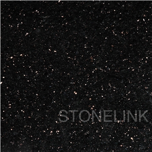 Black Galaxy Tile, Black Granite, Cut to Size