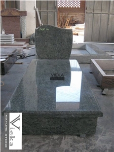 Green Granite Tombstone & Monument,Memorials,Gravestone & Headstone
