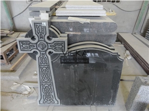 Shanxi Black Granite Tombstone & Monument,Memorials,Gravestone & Cross Headstone to Uk and Ireland Market