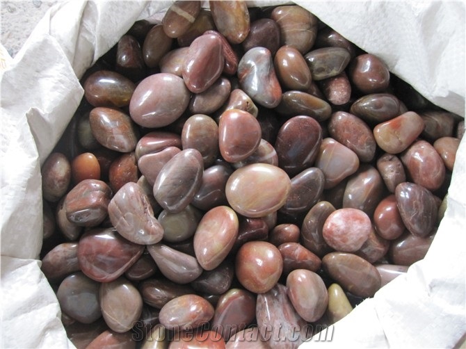 Polished Cobble Stone Landscaping Pebbles