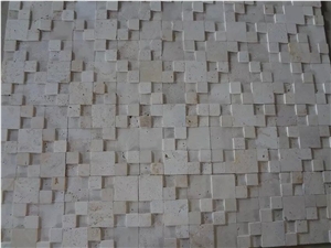 French Patter Beige Limestone Mosaic