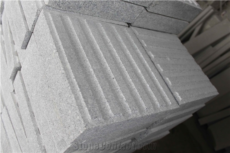 Grey Granite Stripe Blind Stone Paving Pannels, Slabs