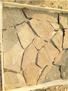 Tigher Skin Yellow Crazy Paving Slate Flagstone Pavers