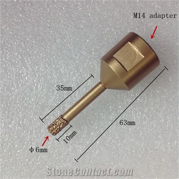 Diamond Core Drill for Marble/Tile/Grantite Drilling with M14 Adapter