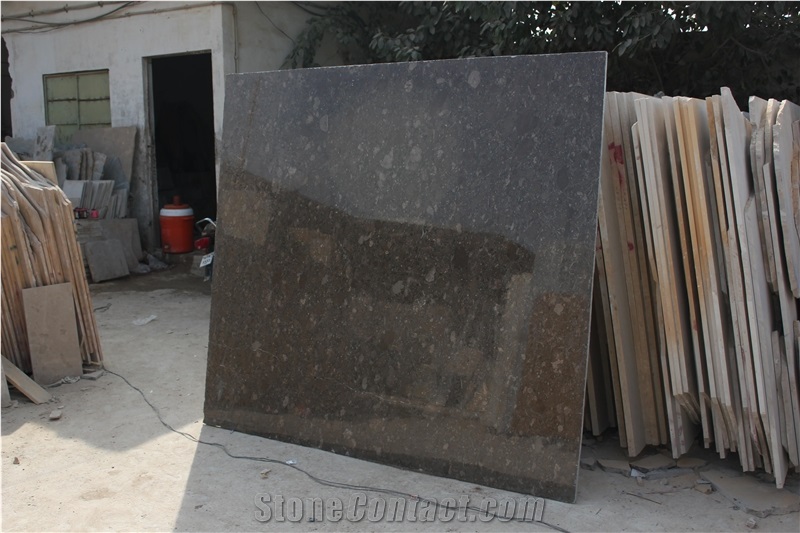 Dark Gray Limestone Slabs for Flooring