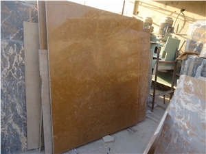 Indus Gold Polished Marble Slabs 30x100, Yellow Marble Tiles & Slabs, Floor Covering Tiles