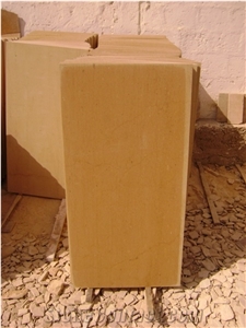 Sandstone Mango Color Tiles Matt Finish from Pakistan - Smb Marble, Yellow Sandstone Matt Tiles & Slabs