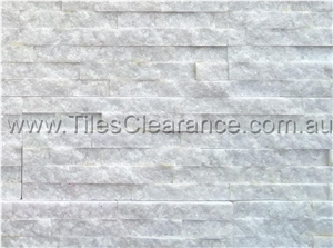 Crystal White Stack Wall Cladding
