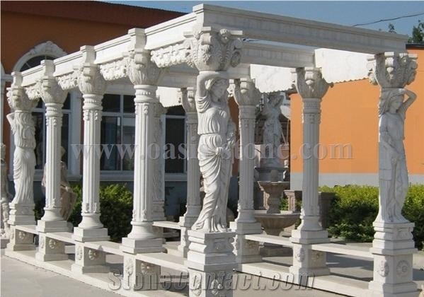 China Grey Granite Sculpture Balustrade & Railings