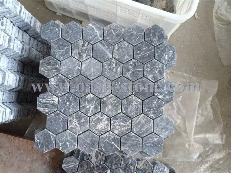 China Multi Square Marble Mosaic