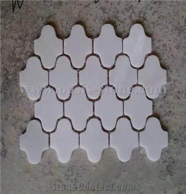 China White Marble Mosaic