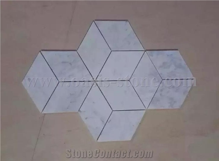Multi Square Beige Marble Mosaic