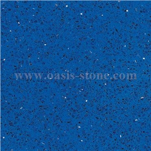Star Sapphire Blue Galaxy Quartz Stone Slab & Tile