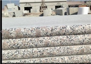 Fargo Granite Polished Staircase, Chinese Granite G383 Stair Treads & Risers, Pearl Flower Interior/Exterior Steps/Deck Stair