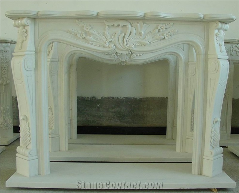 Fargo Han White Marble Fireplace Oriental White Marble Fireplace Mantel Polished Fireplace Cover