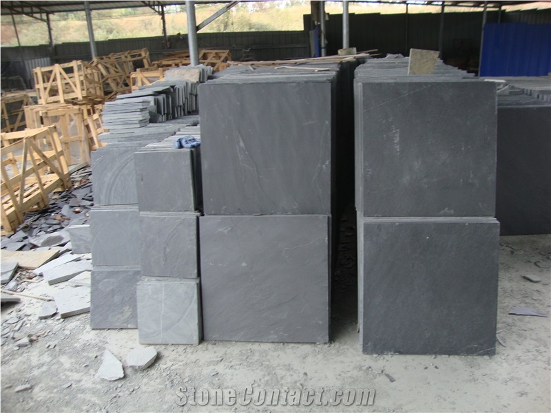 Fargo Slate Tiles for Flooring/Walling Chinese Black Slate Tiles,Xingzi Black Slate