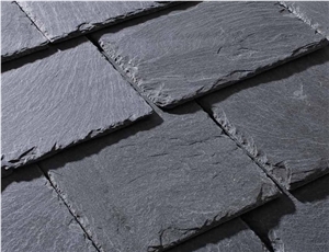 Fargo Xingzi Black Slate Roofing Tiles,Black Roof Coating Square Slate Roof Covering Cheap Chinese Roof Tiles