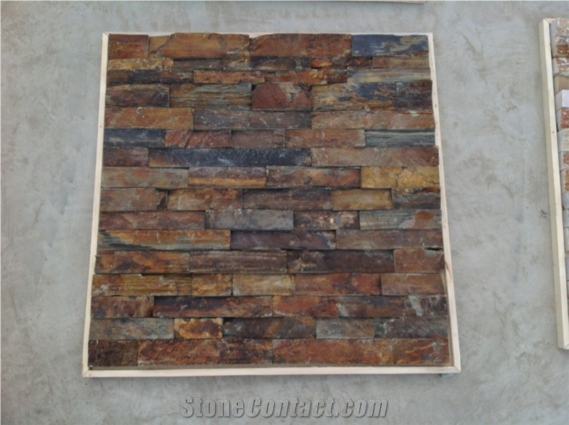 Lw-010, Brown Slate Cultured Stone
