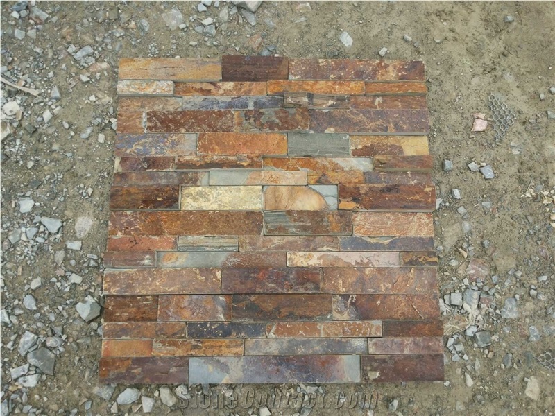 Lw-012, Brown Slate Cultured Stone