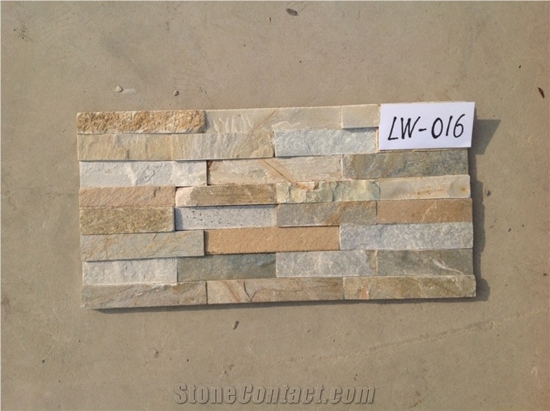 Lw-015, Beige Quartzite Cultured Stone