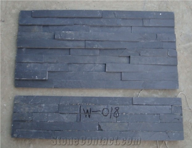 Lw-018, Black Slate Cultured Stone