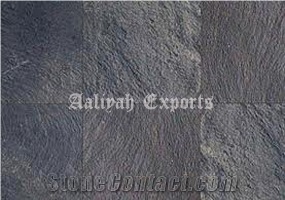Himachal Black Slate Tiles & Slabs, Black Polished Slate Flooring Tiles, Walling Tiles India