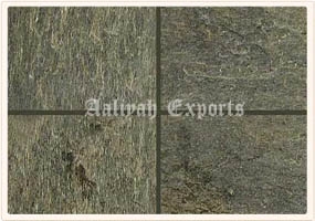 Zeera Green Slate Tiles, Strips, Green Polished Slate Floor Tiles, Wall Tiles