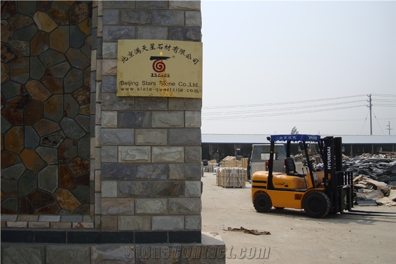 Black Slate Flexible Stone Veneer, Chinese Natural Ledge Stone
