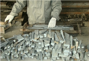 Black Slate Flexible Stone Veneer, Chinese Natural Ledge Stone
