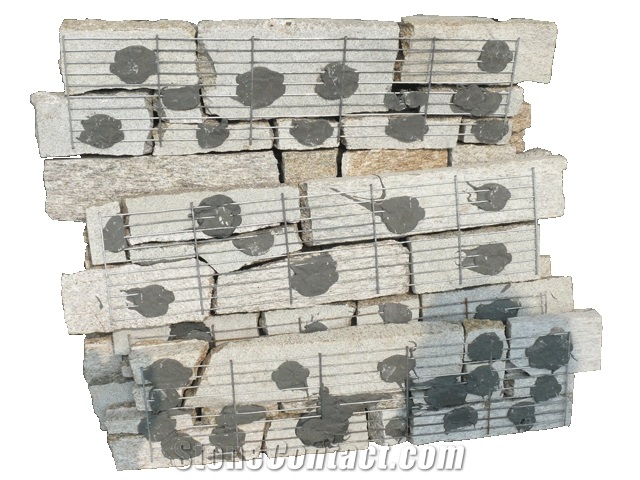 Cement Cultured Stone Wall Panel, Rust Ledge Stone Panel